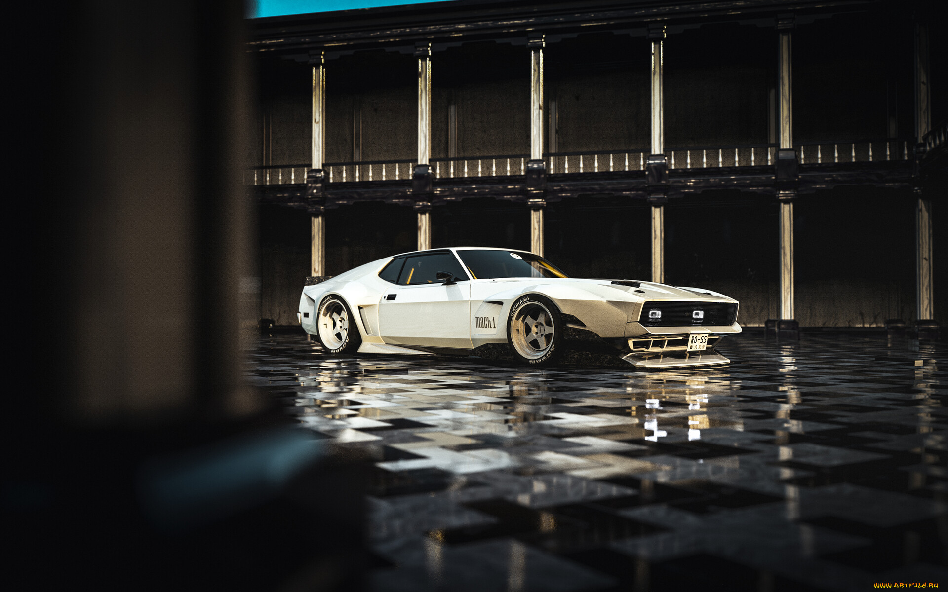 ford mustang mach-1 evo 1971, , 3, ford, mustang, mach-1, evo, 1971, tuning, car, , 
